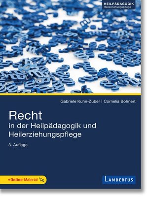 cover image of Recht in der Heilpädagogik und Heilerziehungspflege